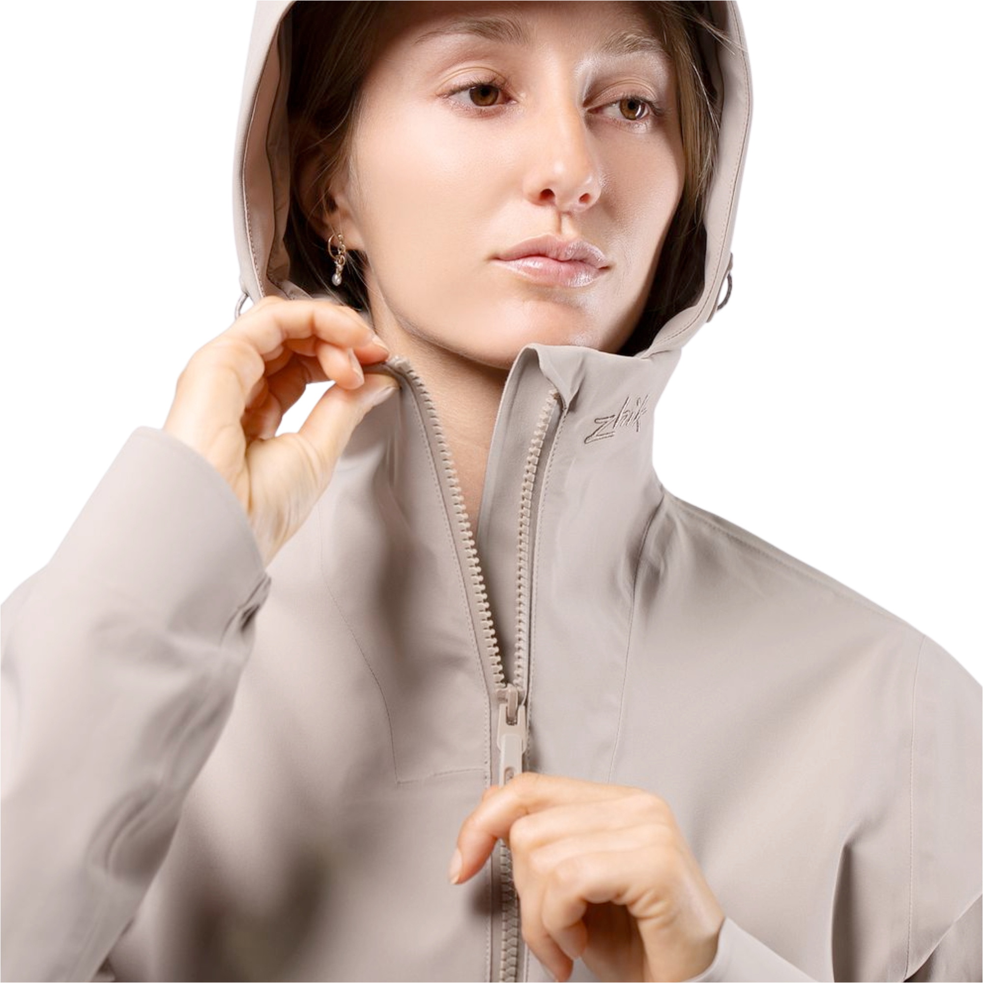 2026 Zhik Womens INS300 Sailing Jacket JKT-0300-W - Stone